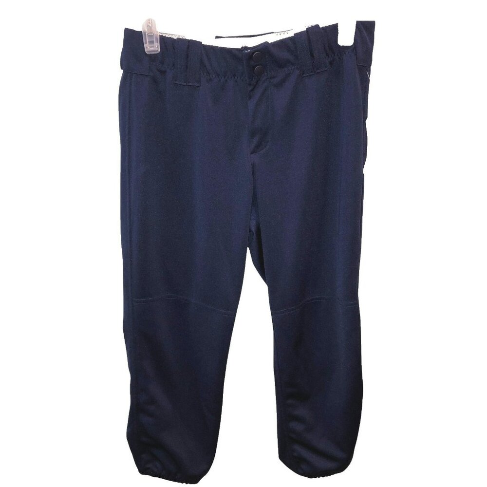 New Intensity Girls Medium Navy Blue Pro Elite Belt Loop Softball Pants Size M